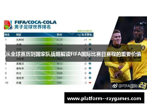 从全球赛历到国家队战略解读FIFA国际比赛日赛程的重要价值 从全球赛历到国家队战略解读FIFA国际比赛日赛程的重要价值